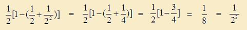 sum of reciprocal of powers of 2 step 3