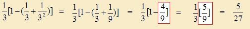 sum of reciprocal powers of 3