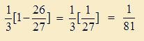 sum of reciprocal of powers of 3 step 4