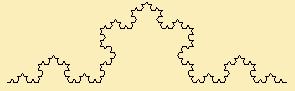 koch curve step 4